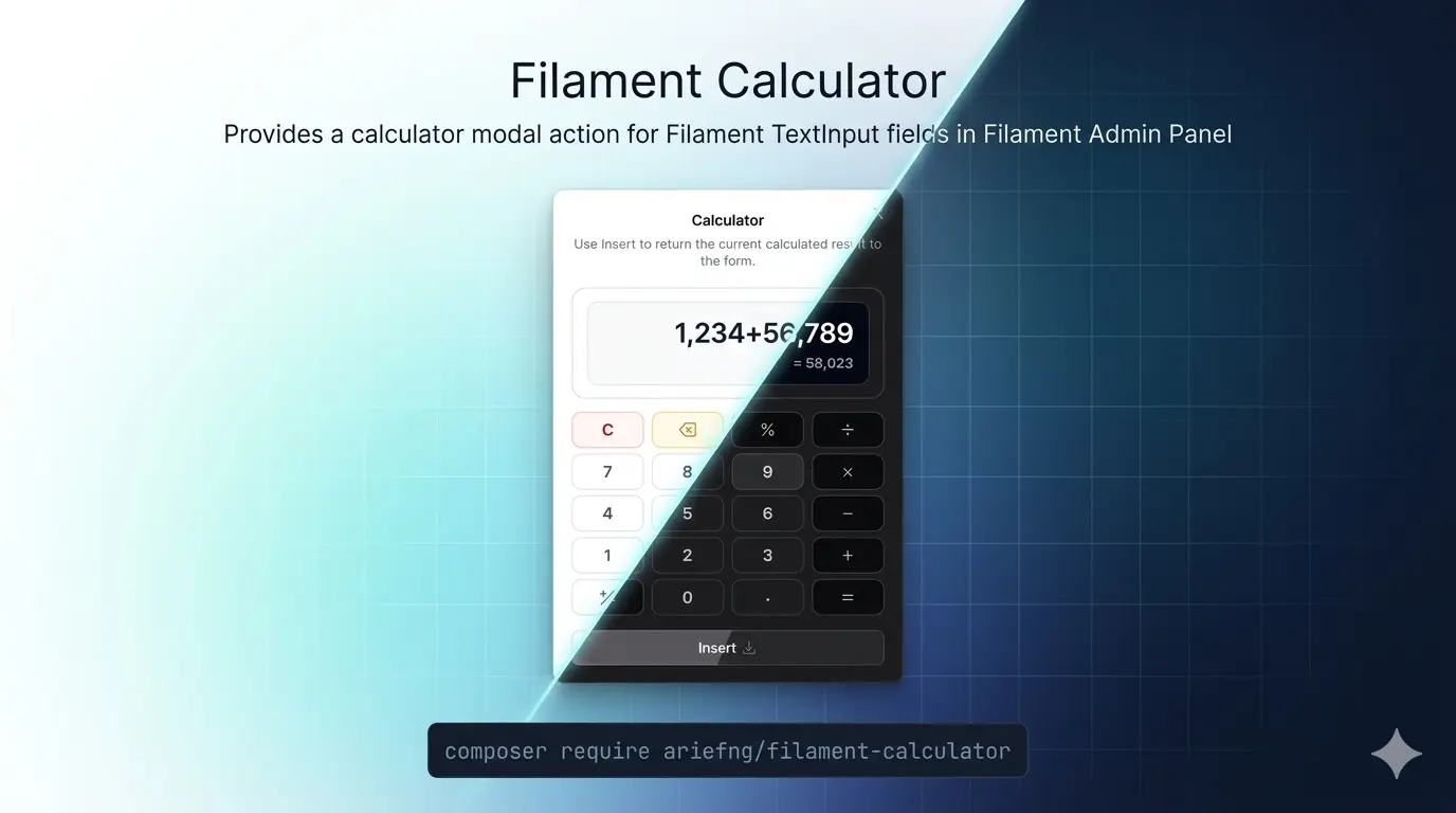 Plugin Filament Calculator - Input Nominal Lebih Cepat Tanpa Kalkulator Tambahan